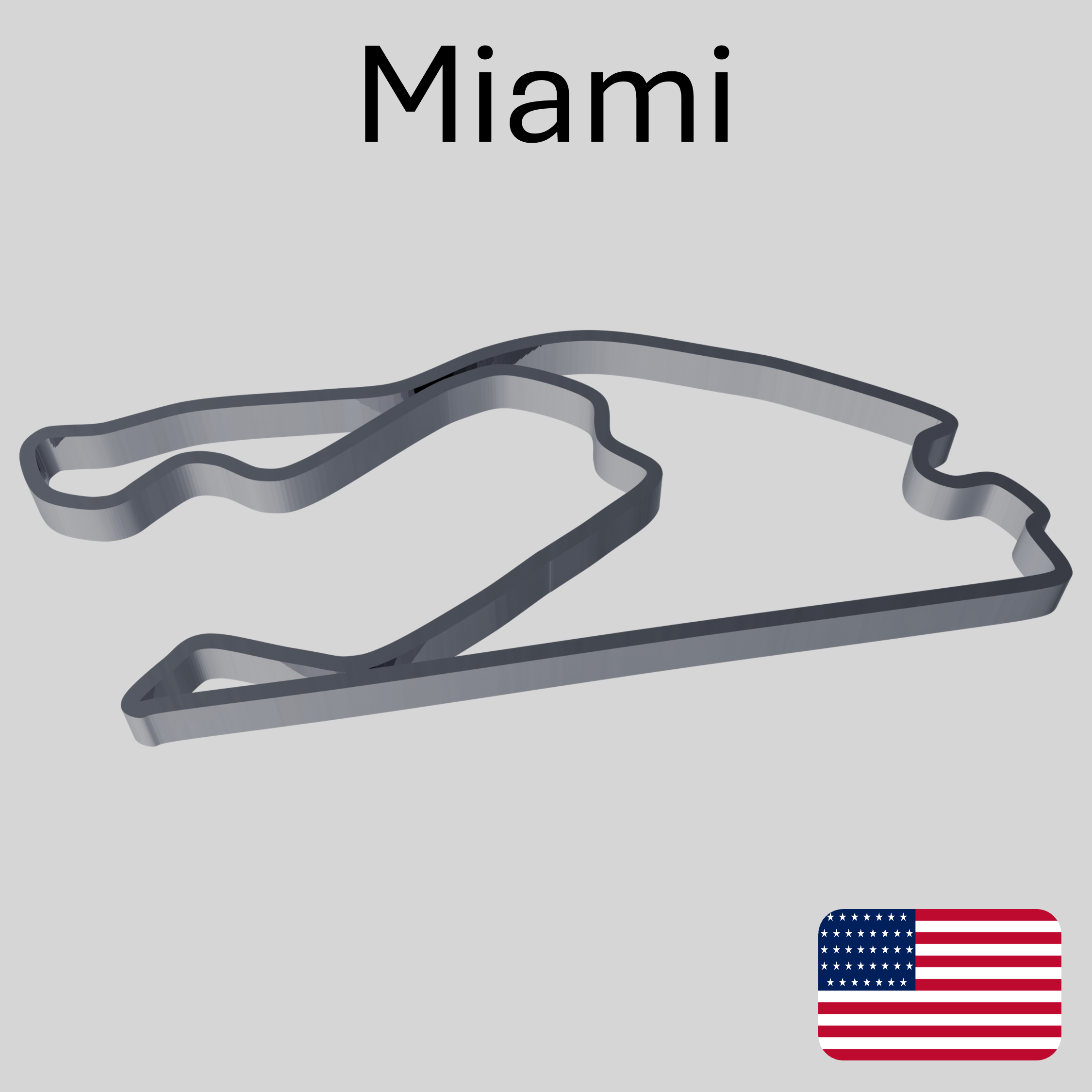 Miami – Streckenkarte
